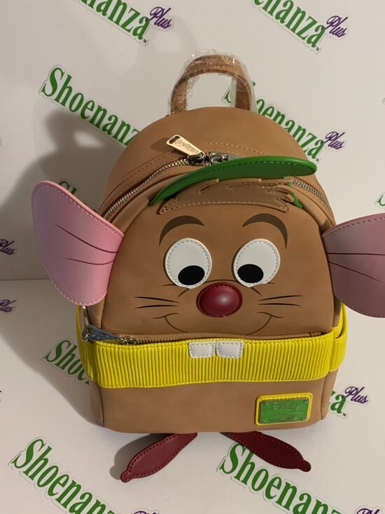 Loungefly Mini Backpack Disney Cinderella Gus Mouse Figural Faux Leather Bag main image 10